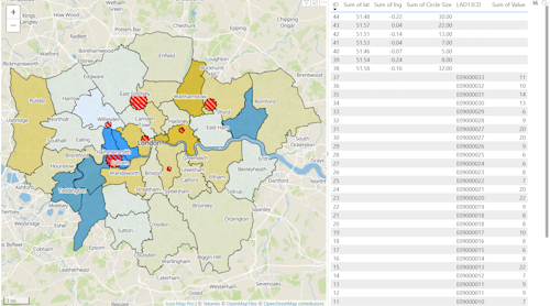 Choropleth with Circles