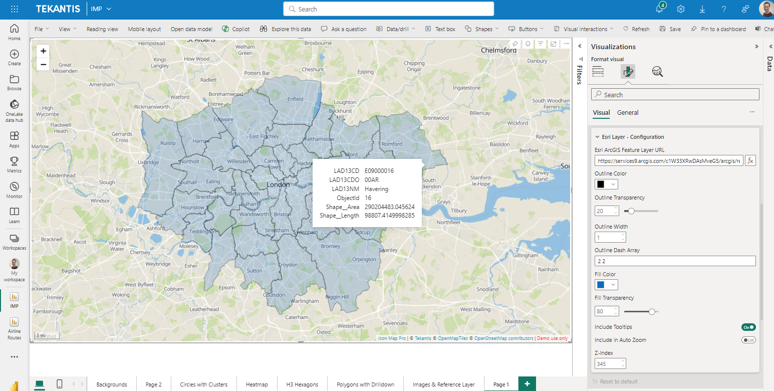 ESRI Feature layer