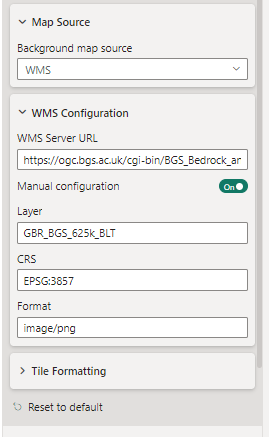 Manual WMS configuration