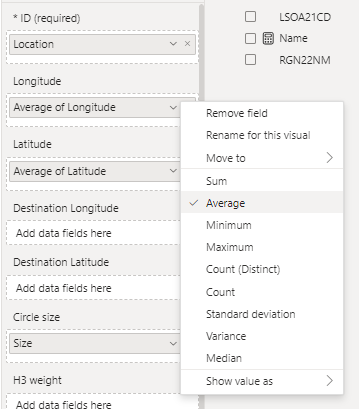 Icon Map Pro Field Configuration